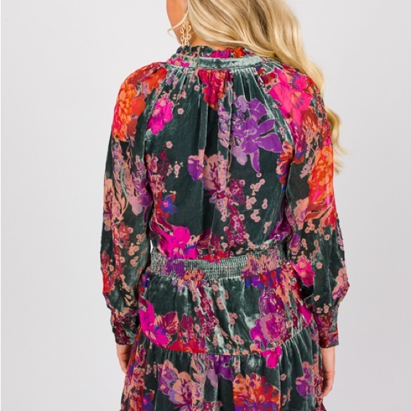 Fate Multicolor Floral Mini Dress - Picture 2 of 9